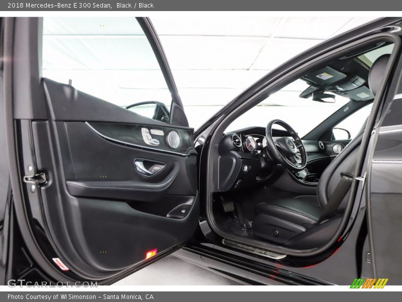 Black / Black 2018 Mercedes-Benz E 300 Sedan