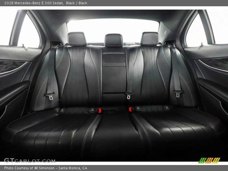 Rear Seat of 2018 E 300 Sedan