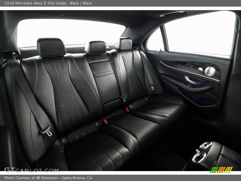 Rear Seat of 2018 E 300 Sedan