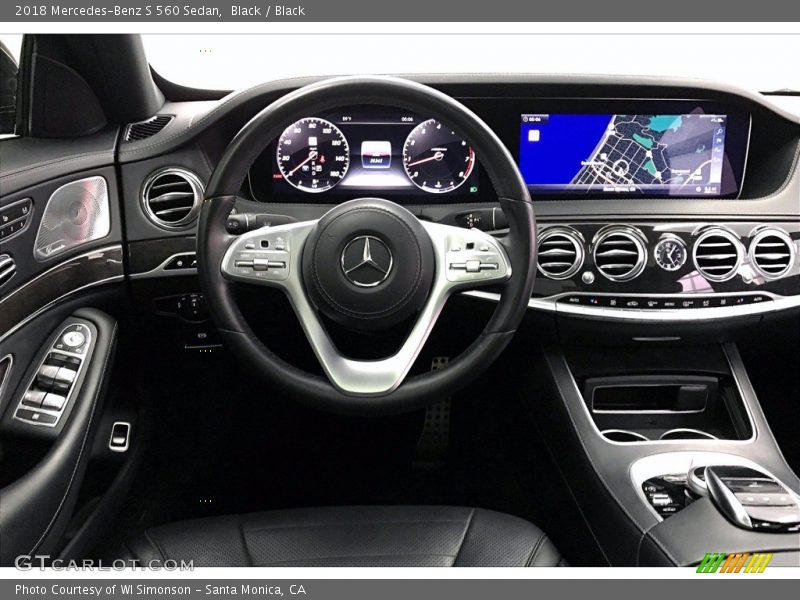 Black / Black 2018 Mercedes-Benz S 560 Sedan