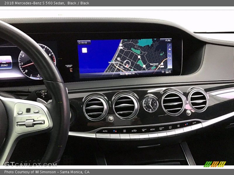 Black / Black 2018 Mercedes-Benz S 560 Sedan