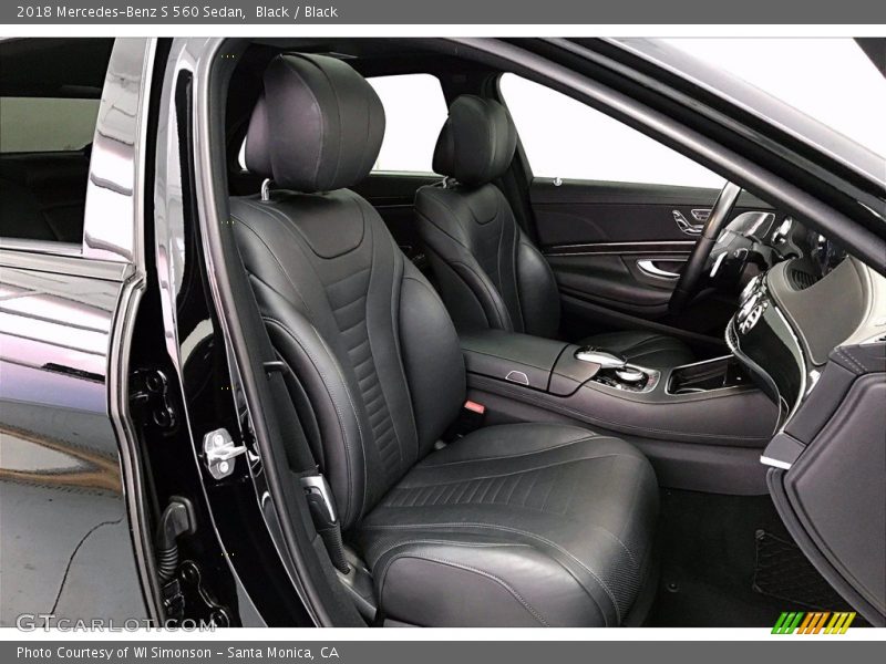 Black / Black 2018 Mercedes-Benz S 560 Sedan