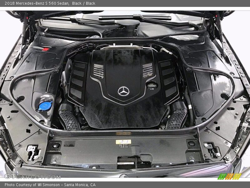 Black / Black 2018 Mercedes-Benz S 560 Sedan