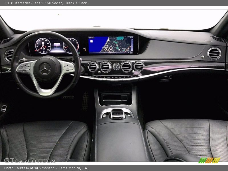 Black / Black 2018 Mercedes-Benz S 560 Sedan