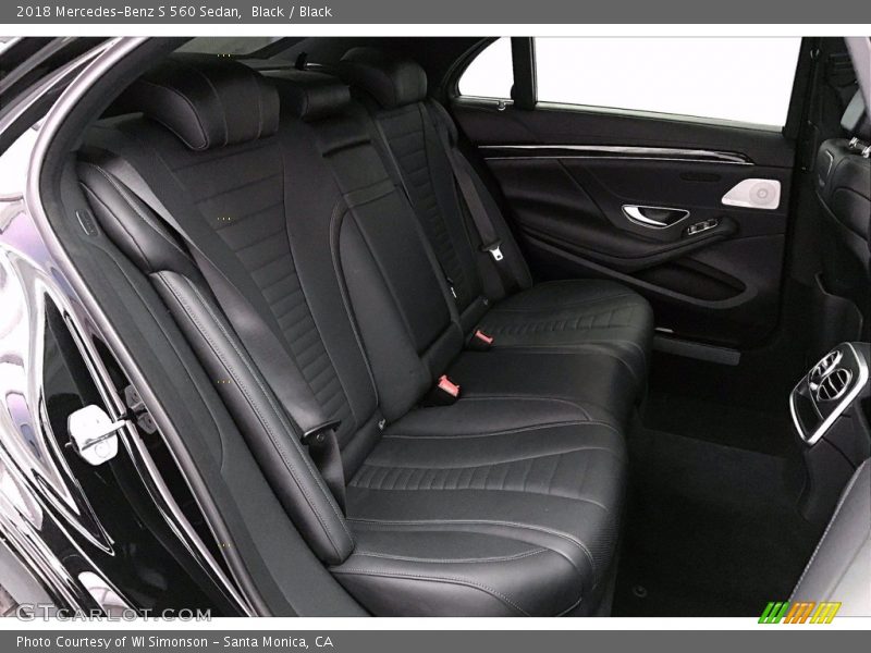 Black / Black 2018 Mercedes-Benz S 560 Sedan