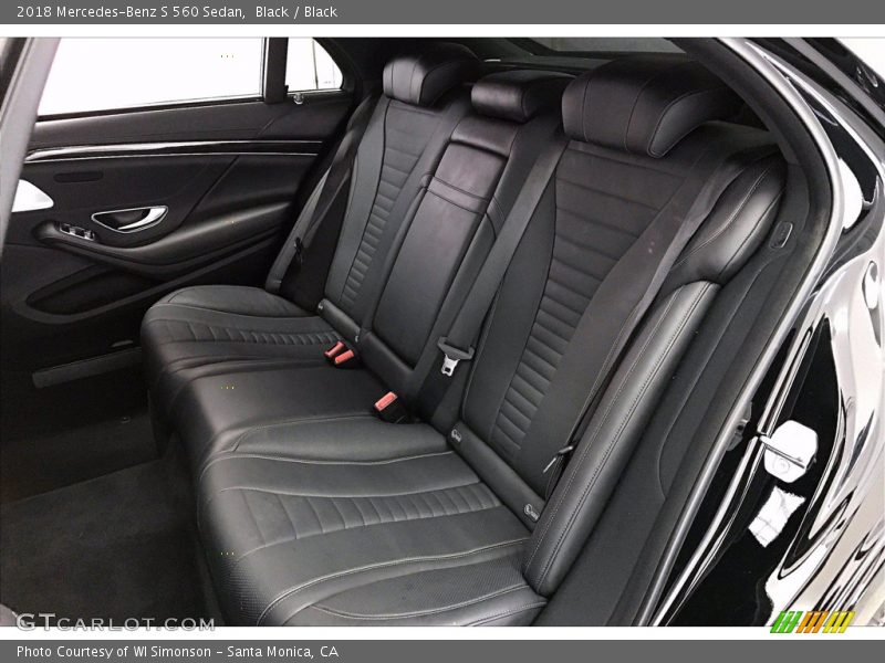 Black / Black 2018 Mercedes-Benz S 560 Sedan