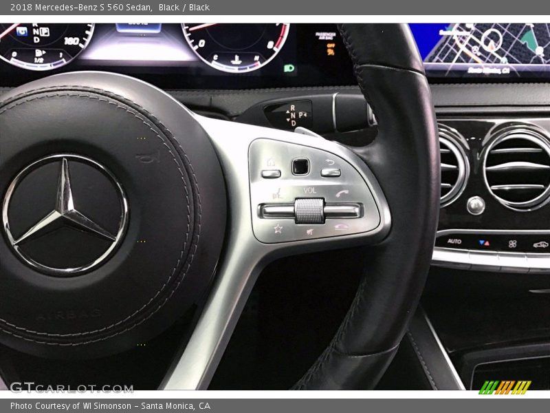 Black / Black 2018 Mercedes-Benz S 560 Sedan