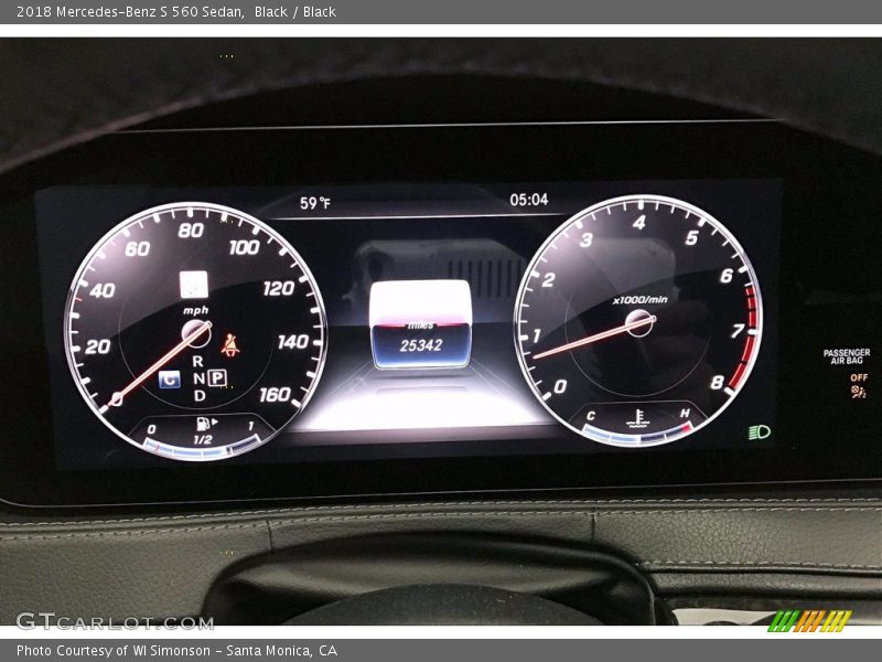 Black / Black 2018 Mercedes-Benz S 560 Sedan