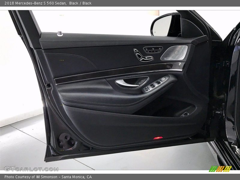 Black / Black 2018 Mercedes-Benz S 560 Sedan