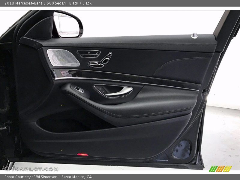 Black / Black 2018 Mercedes-Benz S 560 Sedan
