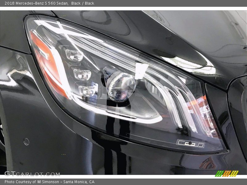 Black / Black 2018 Mercedes-Benz S 560 Sedan