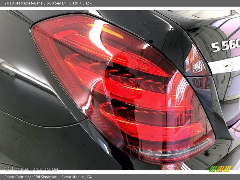 Black / Black 2018 Mercedes-Benz S 560 Sedan