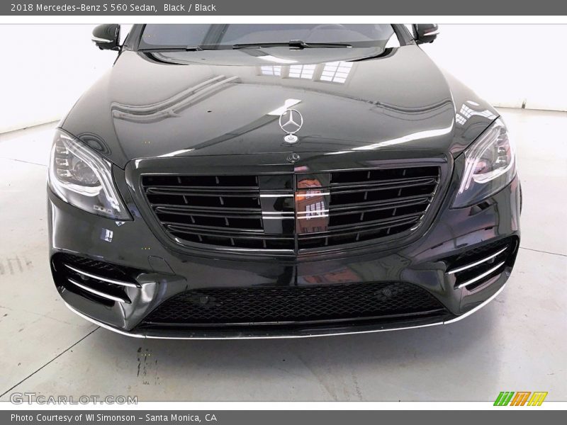 Black / Black 2018 Mercedes-Benz S 560 Sedan