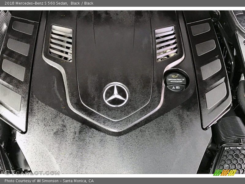 Black / Black 2018 Mercedes-Benz S 560 Sedan