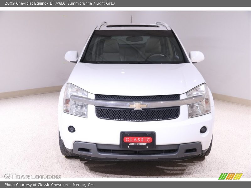 Summit White / Light Gray 2009 Chevrolet Equinox LT AWD