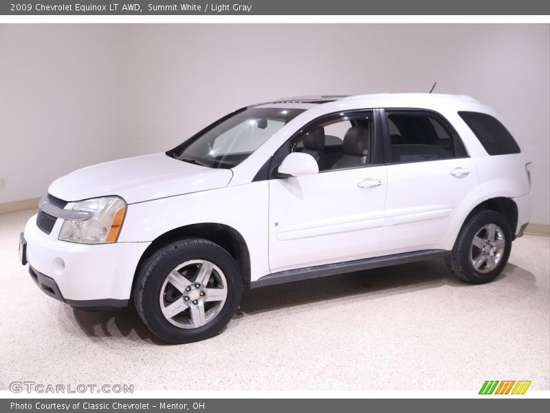 Summit White / Light Gray 2009 Chevrolet Equinox LT AWD