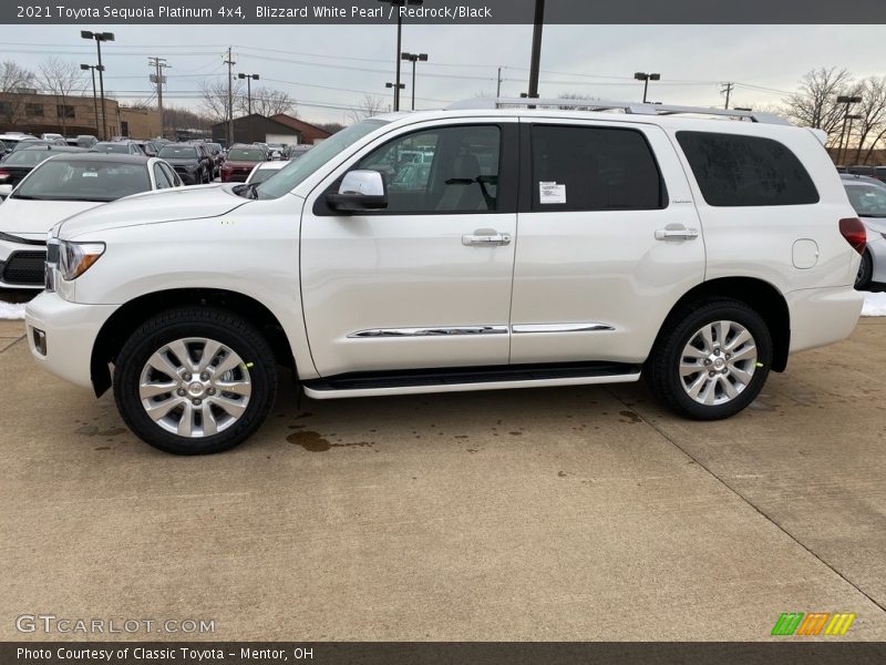  2021 Sequoia Platinum 4x4 Blizzard White Pearl