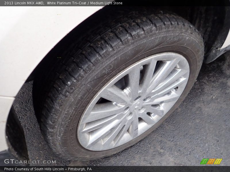 White Platinum Tri-Coat / Medium Light Stone 2013 Lincoln MKX AWD