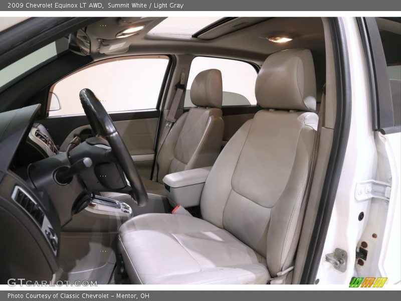Summit White / Light Gray 2009 Chevrolet Equinox LT AWD