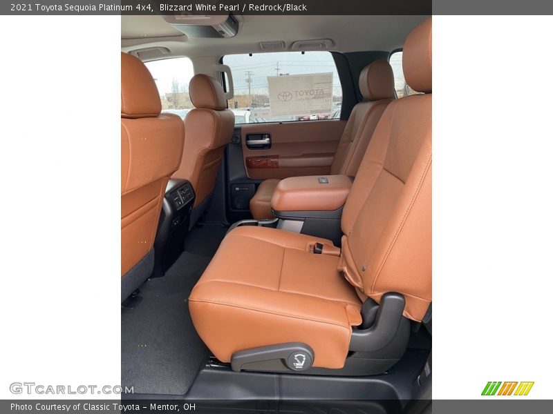 Rear Seat of 2021 Sequoia Platinum 4x4