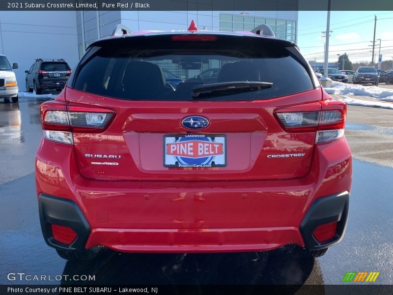 Pure Red / Black 2021 Subaru Crosstrek Limited