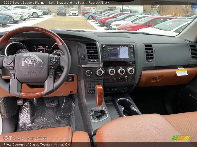  2021 Sequoia Platinum 4x4 Redrock/Black Interior