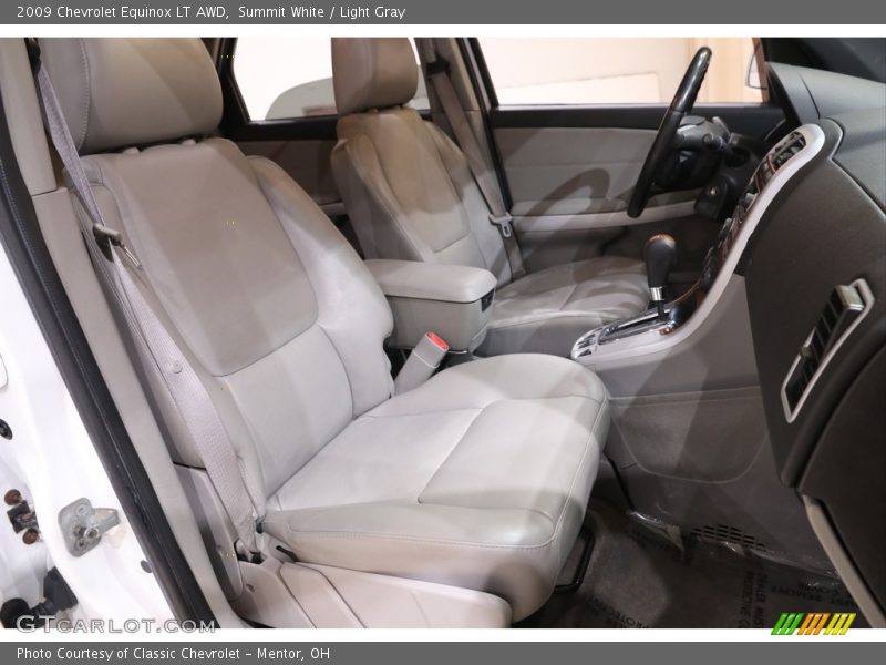 Summit White / Light Gray 2009 Chevrolet Equinox LT AWD