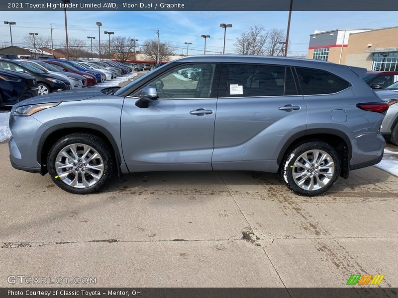 Moon Dust / Graphite 2021 Toyota Highlander Limited AWD