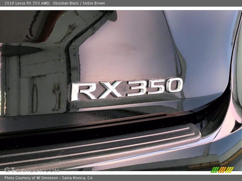  2016 RX 350 AWD Logo