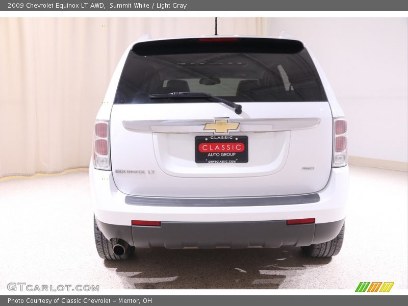 Summit White / Light Gray 2009 Chevrolet Equinox LT AWD