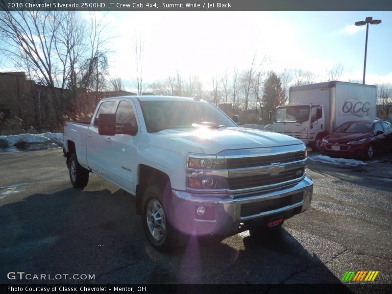 Summit White / Jet Black 2016 Chevrolet Silverado 2500HD LT Crew Cab 4x4