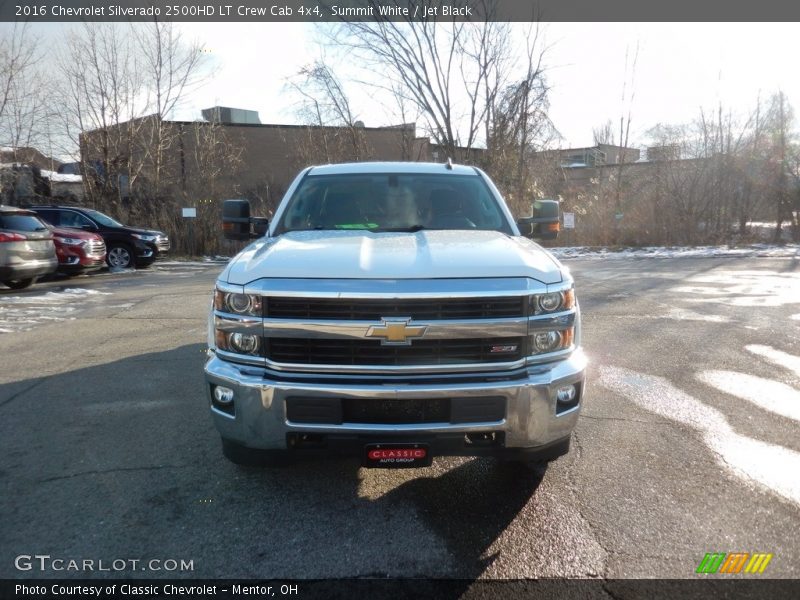 Summit White / Jet Black 2016 Chevrolet Silverado 2500HD LT Crew Cab 4x4
