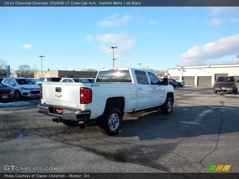 Summit White / Jet Black 2016 Chevrolet Silverado 2500HD LT Crew Cab 4x4