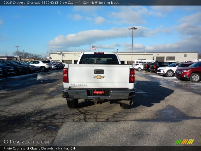 Summit White / Jet Black 2016 Chevrolet Silverado 2500HD LT Crew Cab 4x4