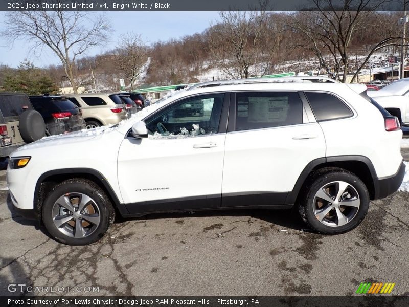 Bright White / Black 2021 Jeep Cherokee Limited 4x4