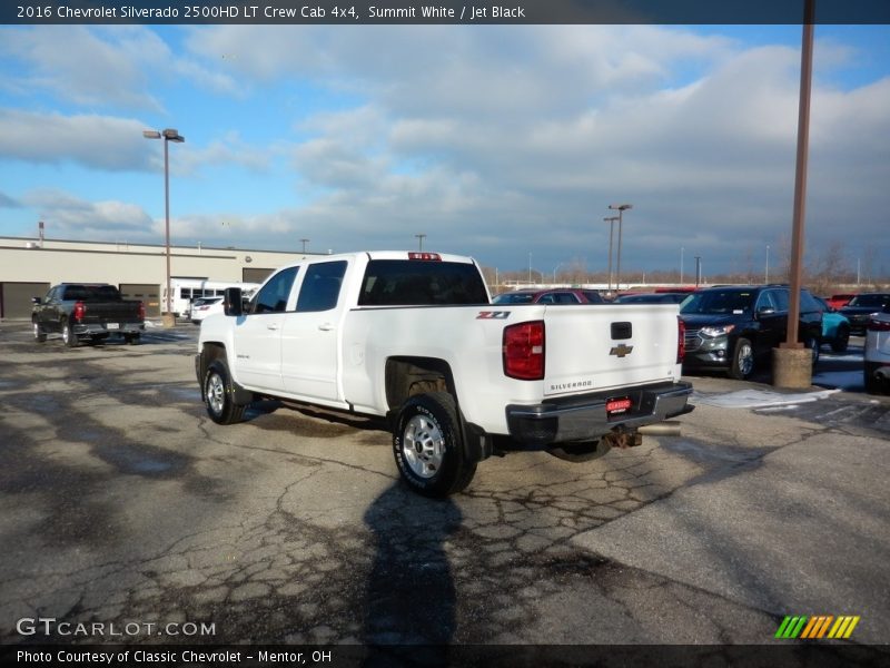 Summit White / Jet Black 2016 Chevrolet Silverado 2500HD LT Crew Cab 4x4