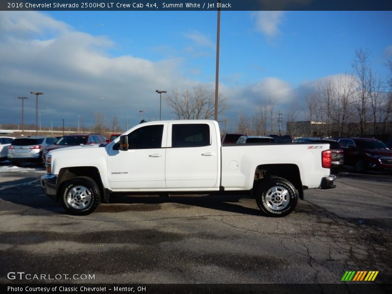 Summit White / Jet Black 2016 Chevrolet Silverado 2500HD LT Crew Cab 4x4