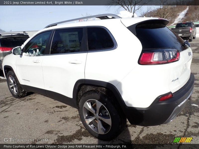 Bright White / Black 2021 Jeep Cherokee Limited 4x4