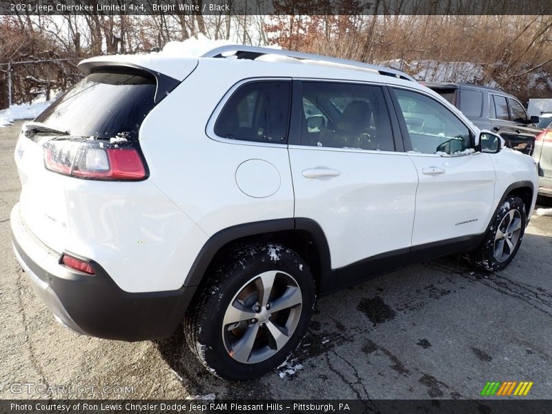 Bright White / Black 2021 Jeep Cherokee Limited 4x4