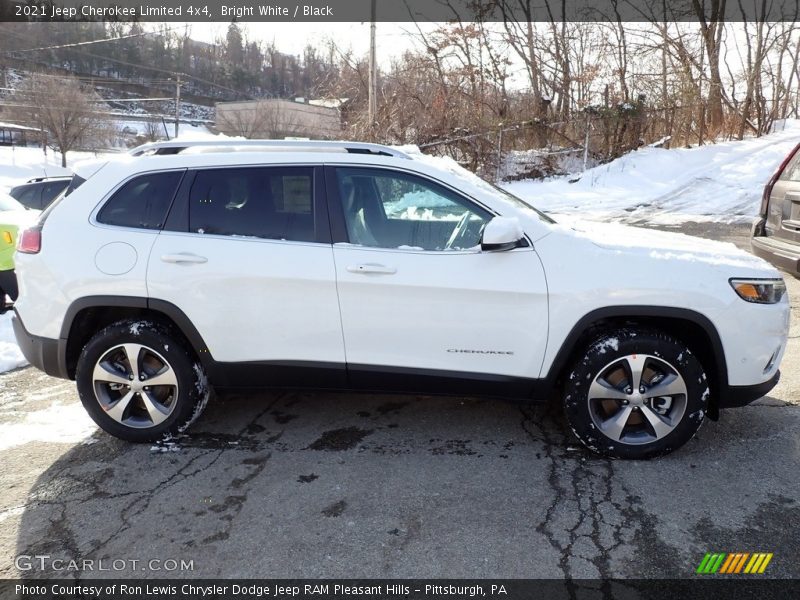 Bright White / Black 2021 Jeep Cherokee Limited 4x4