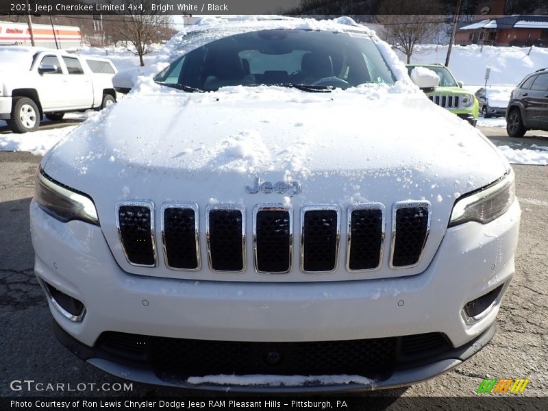 Bright White / Black 2021 Jeep Cherokee Limited 4x4
