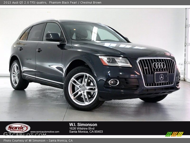 Phantom Black Pearl / Chestnut Brown 2013 Audi Q5 2.0 TFSI quattro