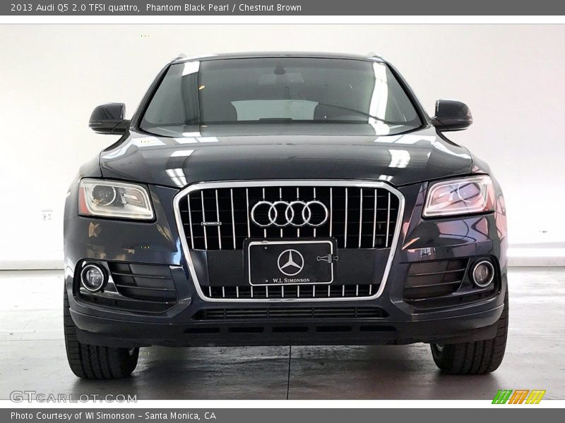 Phantom Black Pearl / Chestnut Brown 2013 Audi Q5 2.0 TFSI quattro