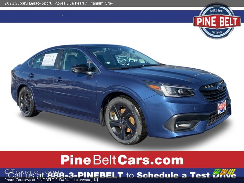 Abyss Blue Pearl / Titanium Gray 2021 Subaru Legacy Sport