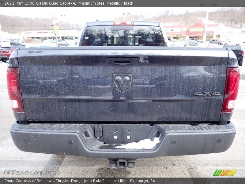 Maximum Steel Metallic / Black 2021 Ram 1500 Classic Quad Cab 4x4