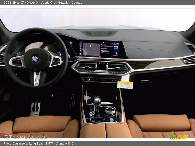 Arctic Gray Metallic / Cognac 2021 BMW X7 xDrive40i