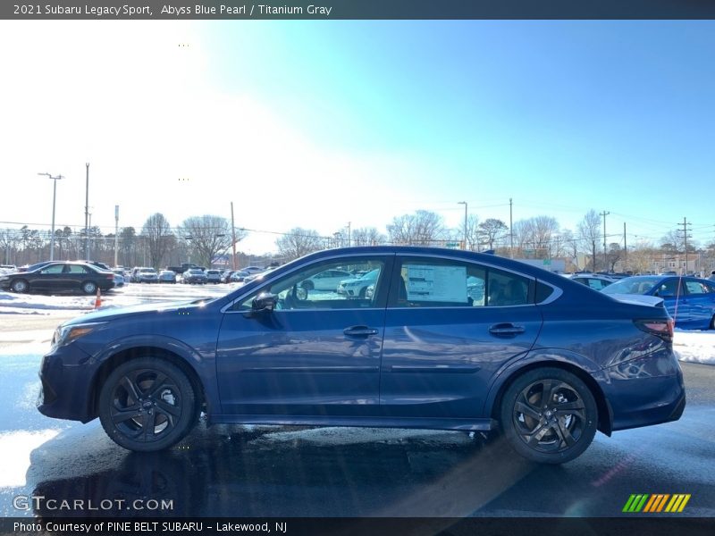 Abyss Blue Pearl / Titanium Gray 2021 Subaru Legacy Sport