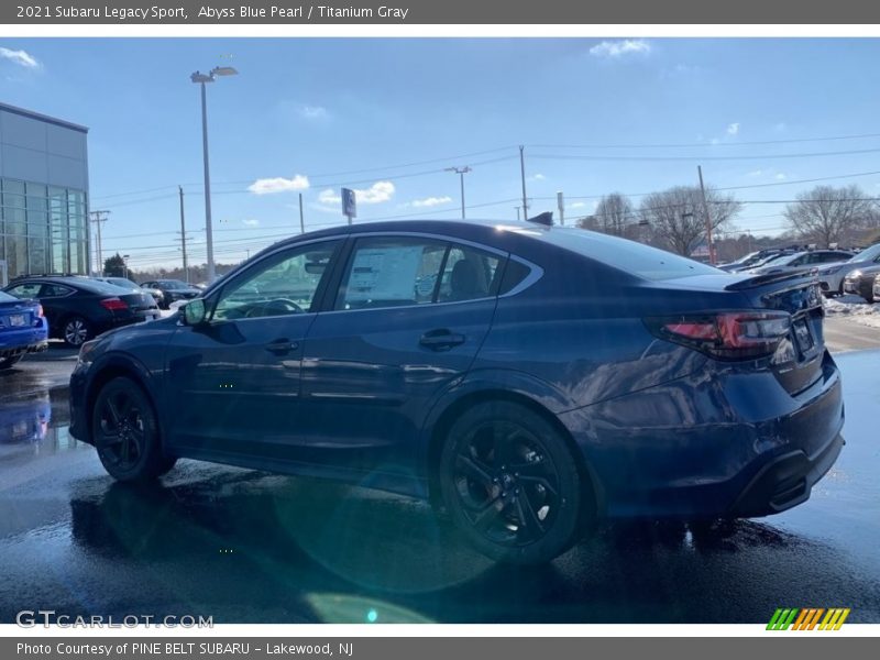 Abyss Blue Pearl / Titanium Gray 2021 Subaru Legacy Sport