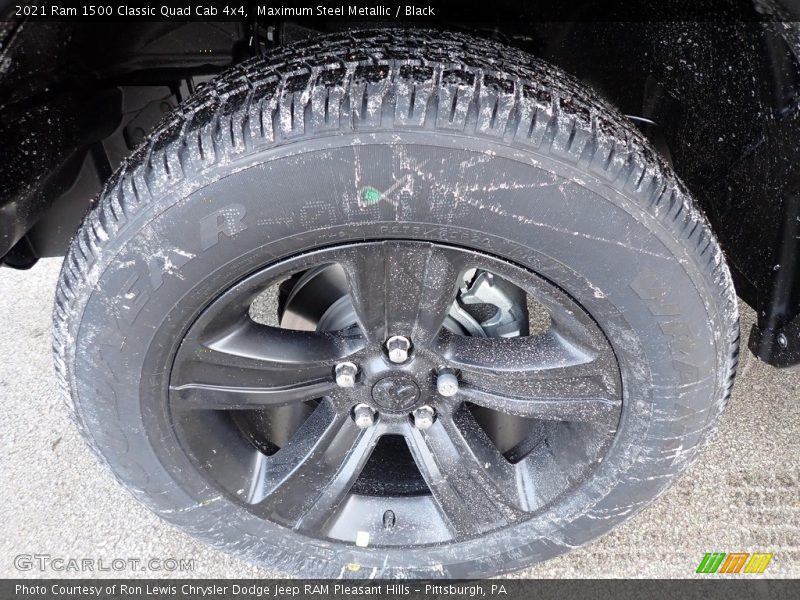 Maximum Steel Metallic / Black 2021 Ram 1500 Classic Quad Cab 4x4