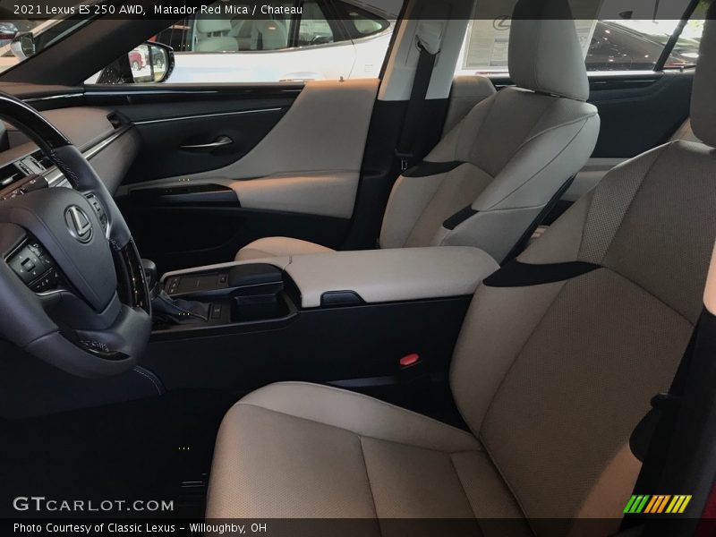 Matador Red Mica / Chateau 2021 Lexus ES 250 AWD